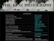 Tablet Screenshot of philkunzphotography.com